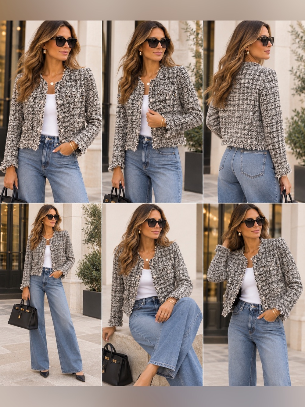 Parisian Tweed Fringe Jacket - Picture 3 of 3